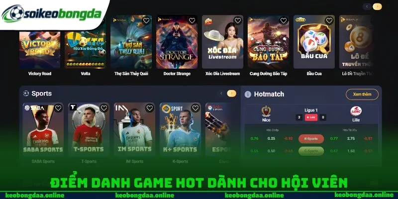 Điểm danh game hot dành cho hội viên