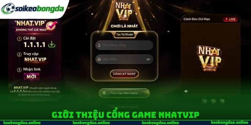 Giới thiệu cổng game NHATVIP