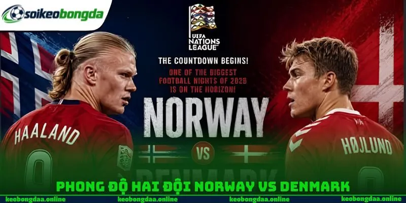 Phong độ hai đội Norway vs Denmark